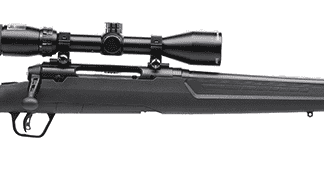 SAVAGE AXIS II XP COMPACT 6.5 CREEDMOOR BLACK 20in 4rnd DBM BUSHNELL 3-9x40 BANNER