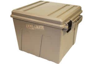 MTM AMMO CRATE 13.5” x 13.1” x 12.1”(H) DARK EARTH