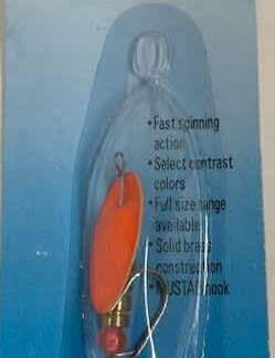 WIZARD LURE 1/4oz  FL ORANGE GOLD BODY