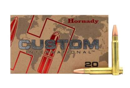 HORNADY CUSTOM INTERNATIONAL 9.3x62mm 286gr INTERLOCK SP 2370fps 20pk