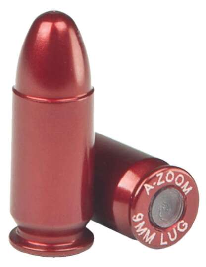 A-ZOOM 9mm LUGER PRECISION PISTOL METAL SNAP CAPS 5pk - Image 2