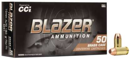 CCI BLAZER 10mm AUTO 180gr FMJ FN 1200fps 50pk