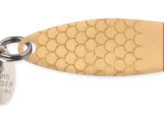 NEEDLEFISH 2in BRASS / RED HEAD SPOON