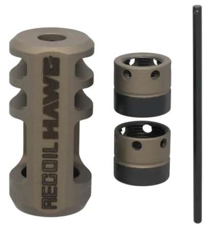 BROWNING RECOIL HAWG MUZZLE BRAKE - SMOKED BRONZE