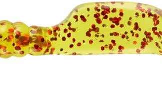 MR TWISTER 4in CHART RED FLAKE GRUB 10pk
