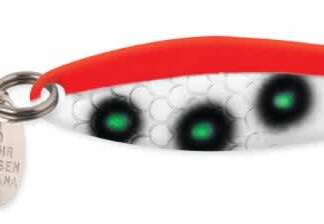 NEEDLEFISH 2in FL RED/CHARTREUSE UV SPOON