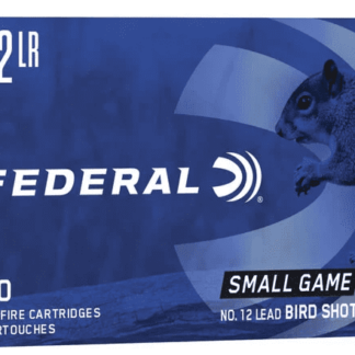 FEDERAL SMALL GAME 22LR 25gr #12 BIRDSHOT 1000fps 50pk