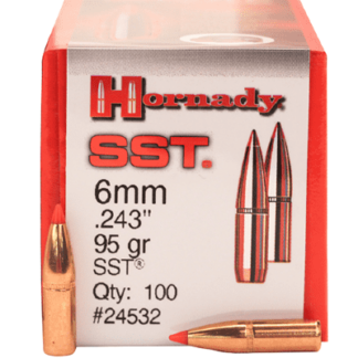 HORNADY SST 6mm .243in 95gr 100pk