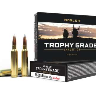 NOSLER TROPHY GRADE 6.5-284 NORMA 140gr ACCUBOND 20pk 2750fps