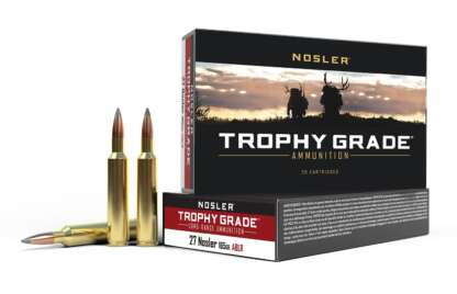 NOSLER TROPHY GRADE 27 NOSLER ABLR 165gr 20pk 3158fps