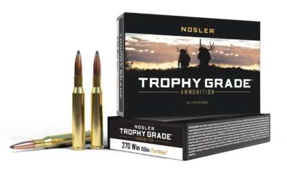 NOSLER TROPHY GRADE 270 WIN 150gr PARTITION 20pk 2800fps