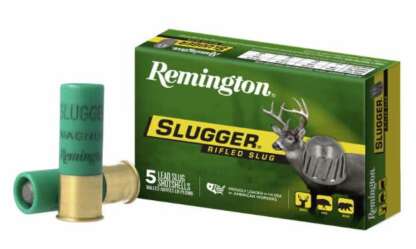 REMINGTON SLUGGER 12ga 2.75in 1oz RIFLED SLUG 1680fps 5pk - Image 2