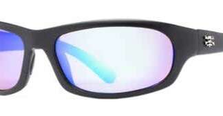 CALCUTTA STEELHEAD MATTE BLACK GREEM MIRROR LENS POLARIZED SUNGLASSES