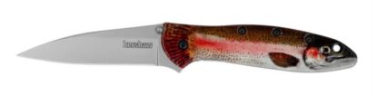 KERSHAW LEEK 3in ALUM RAINBOW TROUT FOLDING KNIFE