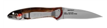 KERSHAW LEEK 3in ALUM RAINBOW TROUT FOLDING KNIFE - Image 2
